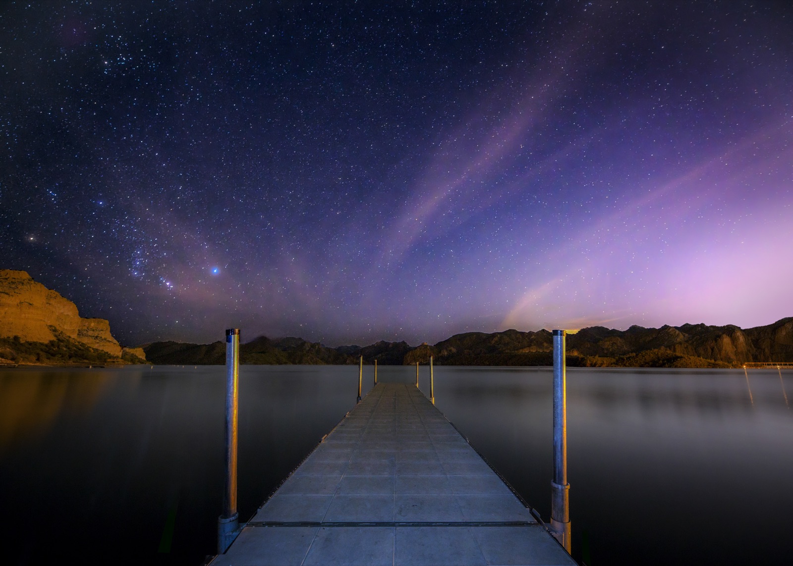 Saguaro Lake astrophotography